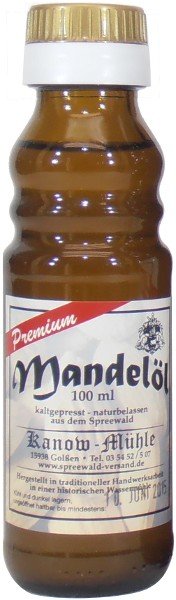 Spreewälder Mandelöl, Premiumqualität, 100 ml