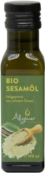 Allgäuer Bio Sesamöl, ungeröstet, Flasche 100 ml