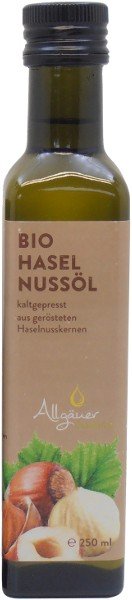 Allgäuer Bio Haselnussöl, Flasche 250 ml
