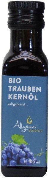 Allgäuer Bio Traubenkernöl, Flasche 100 ml