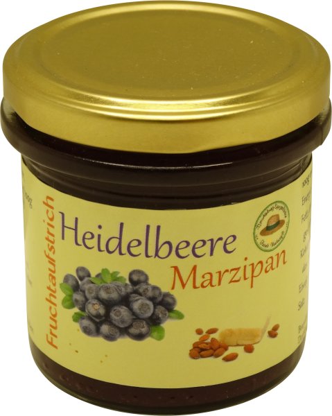 Fercher Fruchtaufstrich Heidelbeere-Marzipan, Glas 155 g