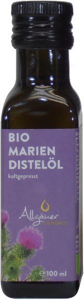 Allgäuer Bio Mariendistelöl, Flasche 100 ml
