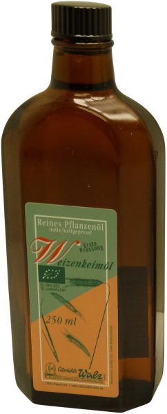 Badisches Bio Weizenkeimöl, Flasche: 250 ml