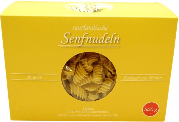 Saarländische Senf-Nudeln, Packung: 500 g