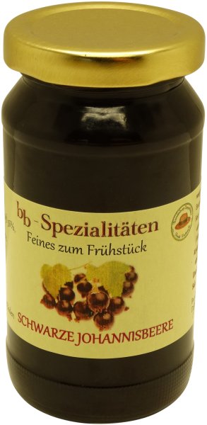 Fercher Fruchtaufstrich Schwarze Johannisbeere nach Art eines Gelees, Glas: 230 g