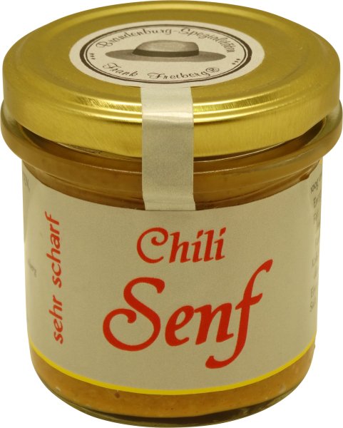 Fercher Chili-Senf, sehr scharf, Glas: 120 ml