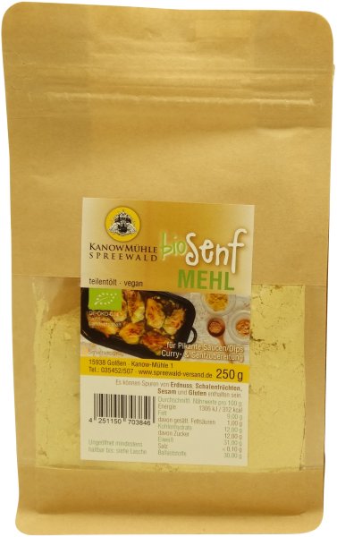 Spreewälder Bio Senf-Mehl, Packung: 250 g