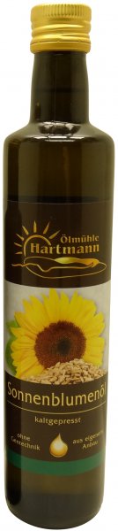 Schwäbisches Sonnenblumenöl, Flasche 500 ml