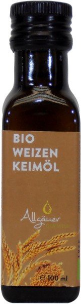 Allgäuer Bio Weizenkeimöl, Flasche 100 ml