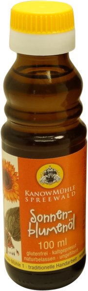 Spreewälder Sonnenblumenöl, Premiumqualität, Flasche: 100 ml