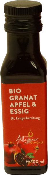 Allgäuer Bio Granatapfel & Essig, Flasche: 100 ml