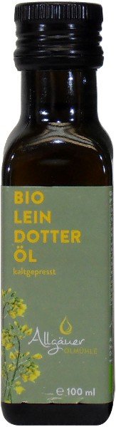 Allgäuer Bio Leindotteröl, Flasche 100 ml